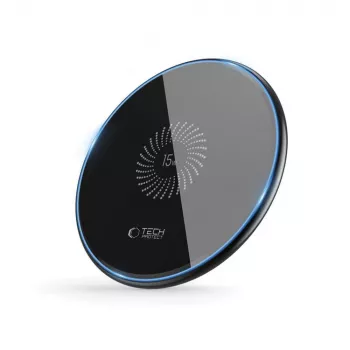 TECH-PROTECT QI15W-C1 Cargador Inalámbrico 15W Negro