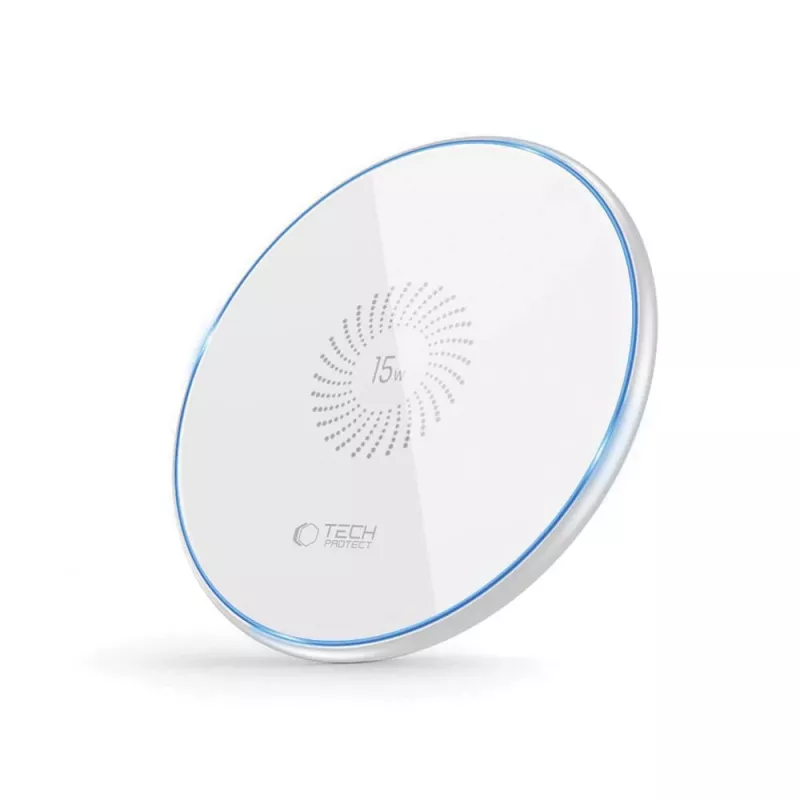 TECH-PROTECT QI15W-C1 Cargador Inalámbrico 15W Blanco