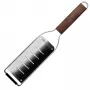 Microplane Rallador Grueso - Mango Negro, Cuchilla de Acero Inoxidable
