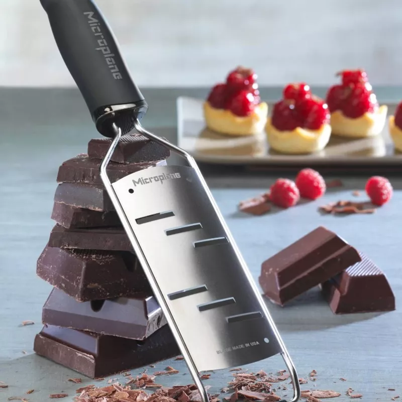 Microplane Rallador Gourmet Cuchilla Grande Negro