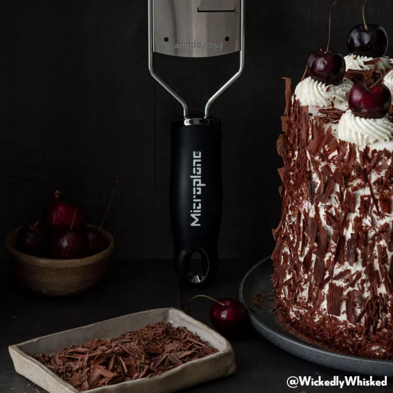 Microplane Rallador Gourmet Cuchilla Grande Negro