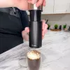 Microplane Molinillo Universal - Negro/Transparente, Rallador Giratorio para Queso Duro, Chocolate, Frutos Secos, Especias