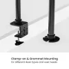 Soporte de mesa doble para monitor Equip 17-35