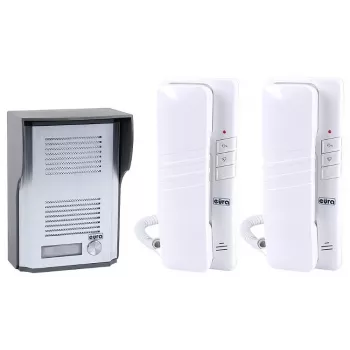 EURA ADP-48A3 (RL-3203CC) Portero automático con cable - Blanco/Plata