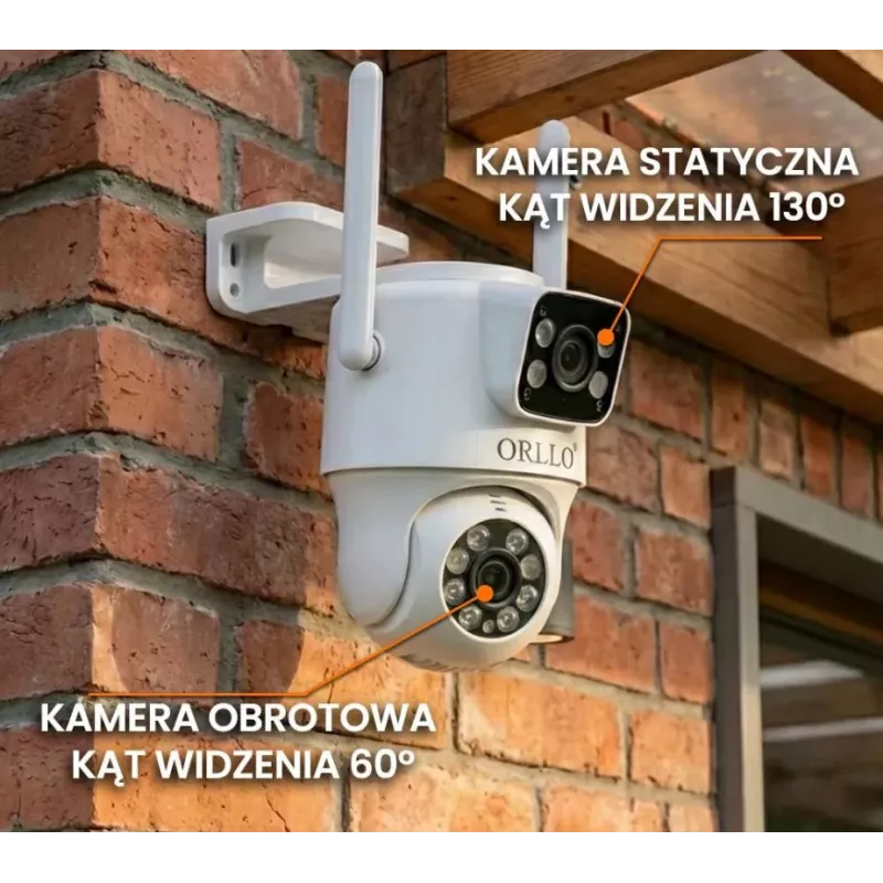 HILOOK Orllo TZ19 Cámara IP dual (4MP+4MP Wi-Fi 4K IA)
