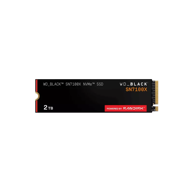 WD WD_BLACK SN7100X - SSD - 2 TB - Interno - M.2 2280 - PCI Express 5.0 x4 (NVMe)