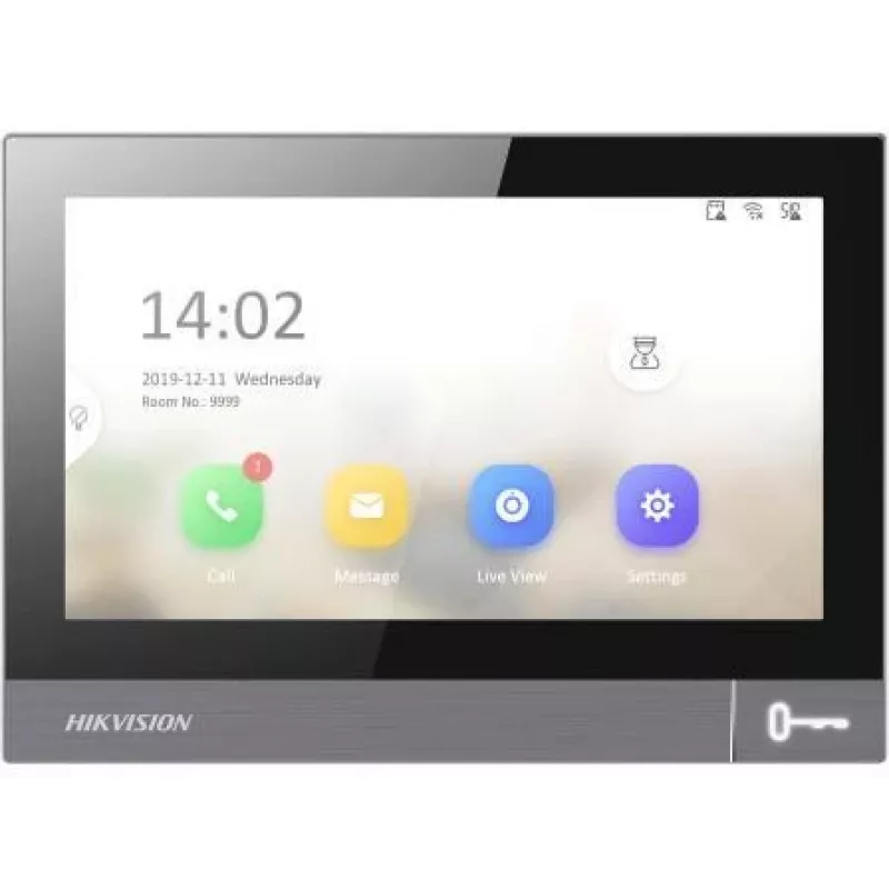 Hikvision DS-KH8381-TE1 Monitor interior de portero automático IP con pantalla táctil de 7
