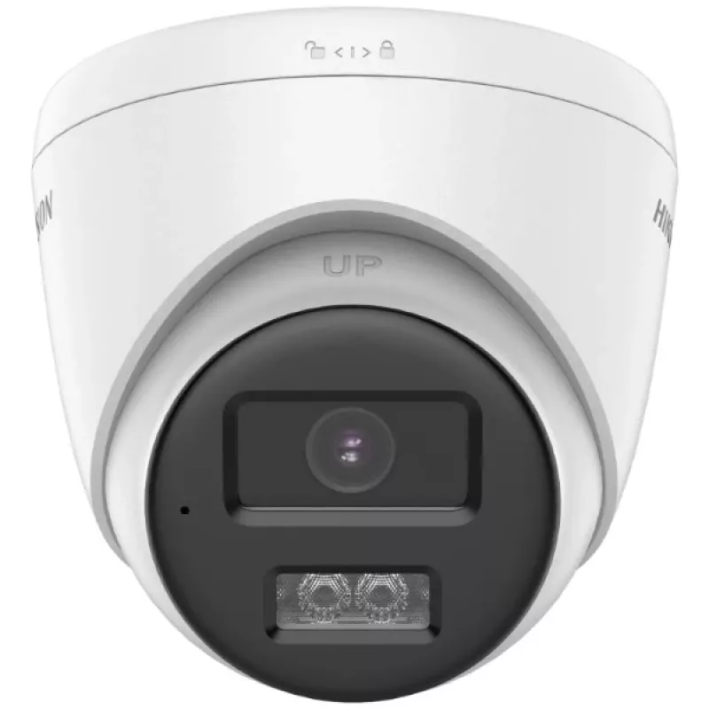 Hikvision DS-2CE78D0T-LTS(2.8mm) Cámara domo turret HD-TVI 2 MP con función de intercomunicación, objetivo de focal fija