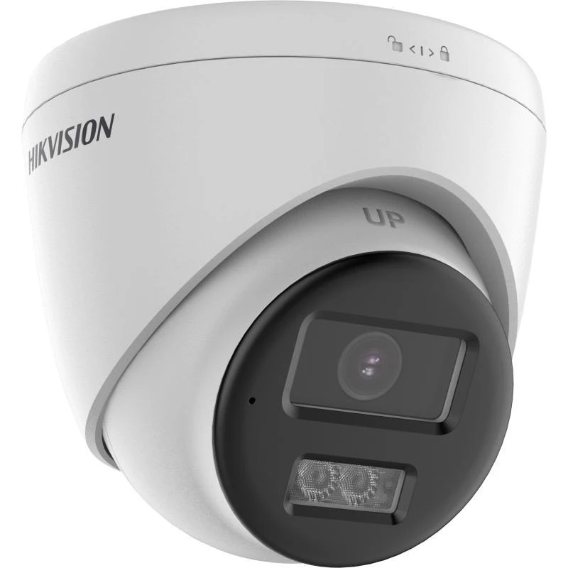 Hikvision DS-2CE78D0T-LTS(2.8mm) Cámara domo turret HD-TVI 2 MP con función de intercomunicación, objetivo de focal fija
