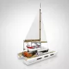 Mould King Katamaran Velero 10217 Set de bloques de construcción (890 piezas)