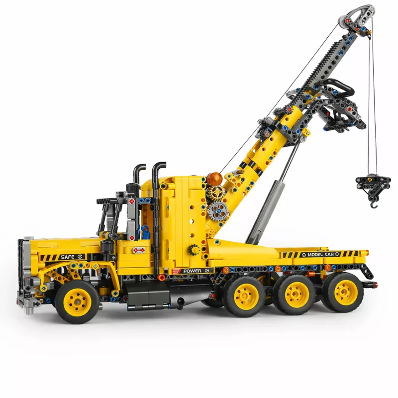 MOULD KING Abschleppwagen 17011S Set de bloques de construcción (1277 piezas) - Modelo Technic controlado por mando a distancia y app