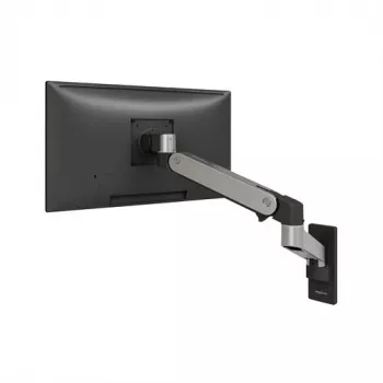 Ergotron LX Pro Single Monitor Arm - Polished Aluminum - Desk Clamp/Grommet Mount - para pantallas de hasta 34