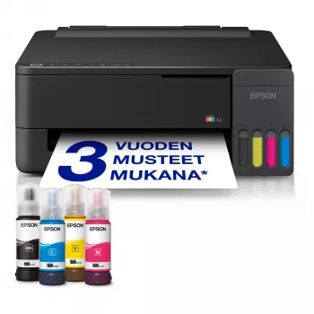 Epson EcoTank ET-1910 Impresora multifunción de inyección de tinta - Color - Imprimir, escanear, copiar - A4, Legal - Hasta 11 páginas/min de impresión - Alimentador de 100 hojas - Wi-Fi