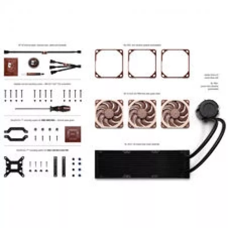 Noctua NL-LC1-36 Refrigeración líquida AIO 360mm, negro/marrón
