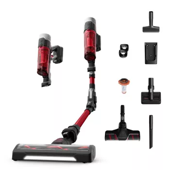 ROWENTA X-Force Flex 9.60 Complete RH2099 Aspirador de batería, Negro/Rojo