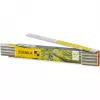 STABILA 600 2 m regla plegable de madera métrica blanca/amarilla