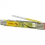 STABILA 600 2 m regla plegable de madera métrica blanca/amarilla
