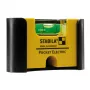 STABILA Type 81 S Pocket Electric nivel de burbuja, 7 cm, amarillo, precisión 1,0 mm/m, con imán y clip para cinturón