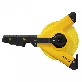 STABILA LBM 1000 cinta métrica de fibra de vidrio de rollo abierto 50 m