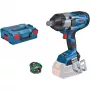 BOSCH Professional BITURBO GDS 18V-1050 HC atornillador de impacto a batería, accionamiento cuadrado de 3/4 inch, 18 V, solo (azul/negro, Bluetooth, L-BOXX)