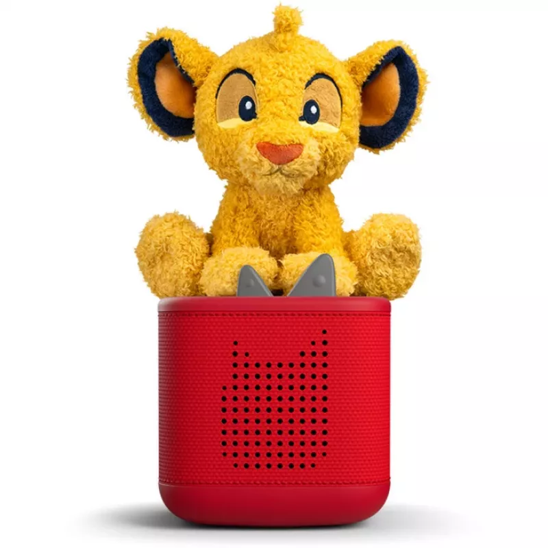 TONIES Cuddle Tonie Simba - Disney El Rey León figura de audio de peluche con chip NFC