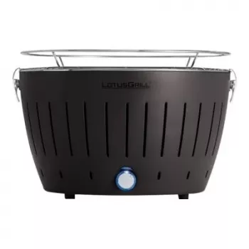 LotusGrill G340 parrilla de mesa de carbón 32 cm antracita con USB
