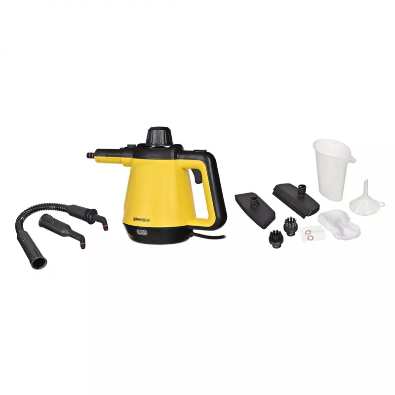 HEINRICH'S HDR 8734 limpiador a vapor, 1000 W, 250 ml, amarillo