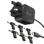 J5CREATE cargador mini GaN PD USB-C 67W con conector UK y 6 conectores DC
