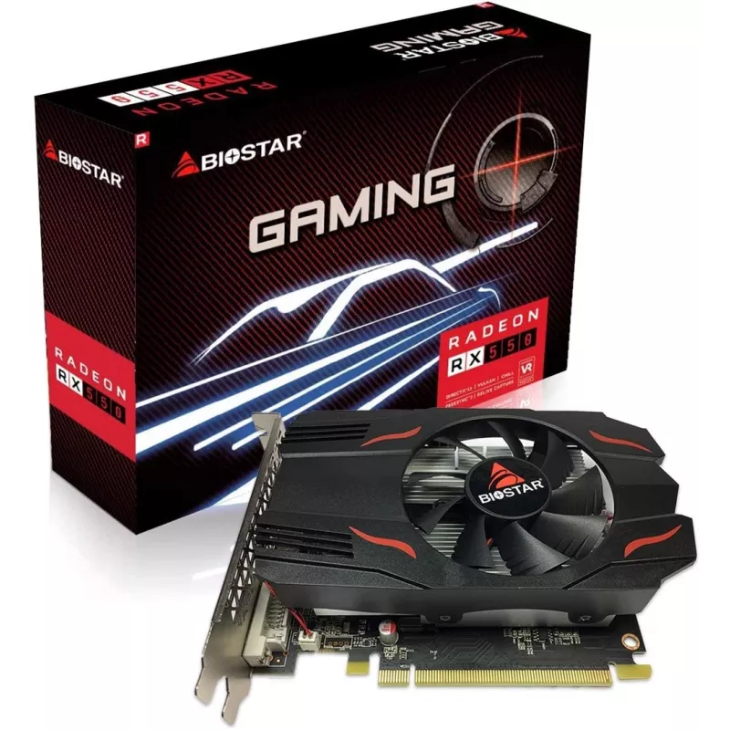 Biostar VA5515RF41 tarjeta gráfica AMD Radeon RX 550 4 GB GDDR5