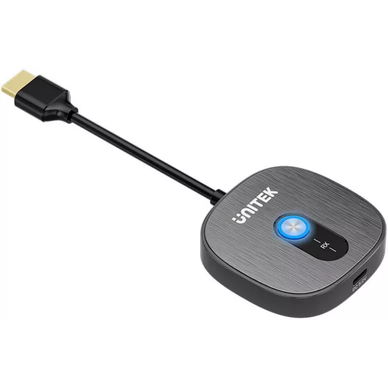 Unitek receptor HDMI inalámbrico adicional para emisor V1711A, negro