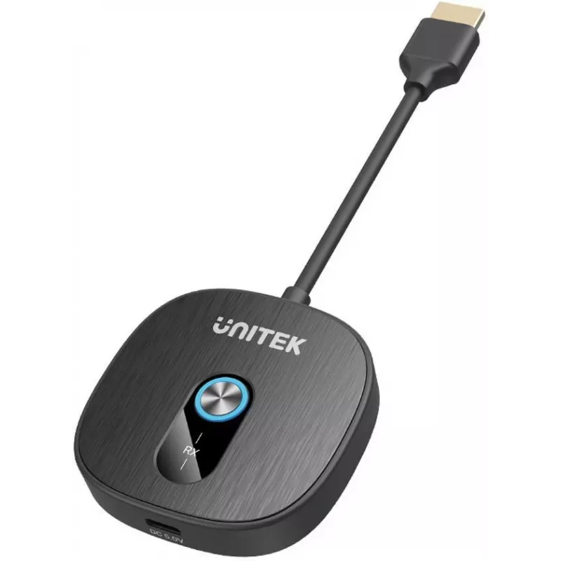 Unitek receptor HDMI inalámbrico adicional para emisor V1711A, negro
