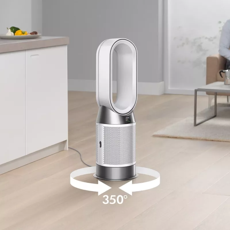 Dyson Purifier Hot+Cool HP1 purificador de aire, calefactor y ventilador, 27 m², 61,4 dB, blanco/oro