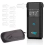 AlcoFind PRO-X-3 Alcoholímetro con boquillas, calibración de 12 meses