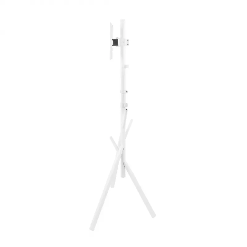 Maclean Soporte de suelo para TV, 27-55 pulgadas, VESA máx. 200x200, máx. 60 kg, Blanco, MC-181 W