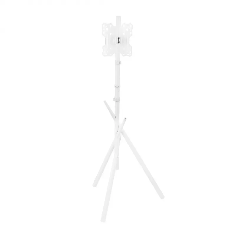 Maclean Soporte de suelo para TV, 27-55 pulgadas, VESA máx. 200x200, máx. 60 kg, Blanco, MC-181 W