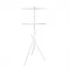 Maclean Soporte de suelo para TV, 37-80 pulgadas, VESA máx. 600x400, máx. 60 kg, Blanco, MC-182 W