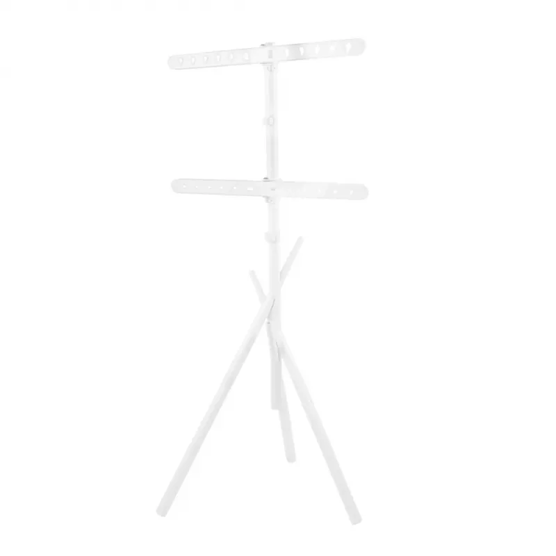 Maclean Soporte de suelo para TV, 37-80 pulgadas, VESA máx. 600x400, máx. 60 kg, Blanco, MC-182 W