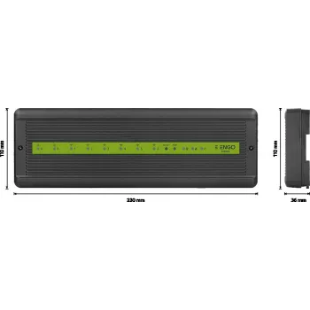 ENGO Controls ECB62-ZB Unidad central Smart Home, 6 zonas inalámbricas + 2 cableadas, 230V