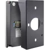 Eura VDP-80C5 Videoportero para dos viviendas, Negro, 2x 7 pulgadas LCD, FHD, 2 entradas, cámara 1080p, lector RFID, montaje en superficie