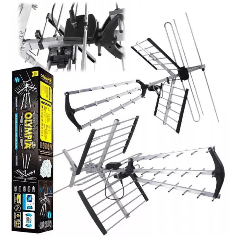 OPTICUM DVB-T 1000+ LTE Antena OLYMPIA COMBO Red Eagle (BX-1000)