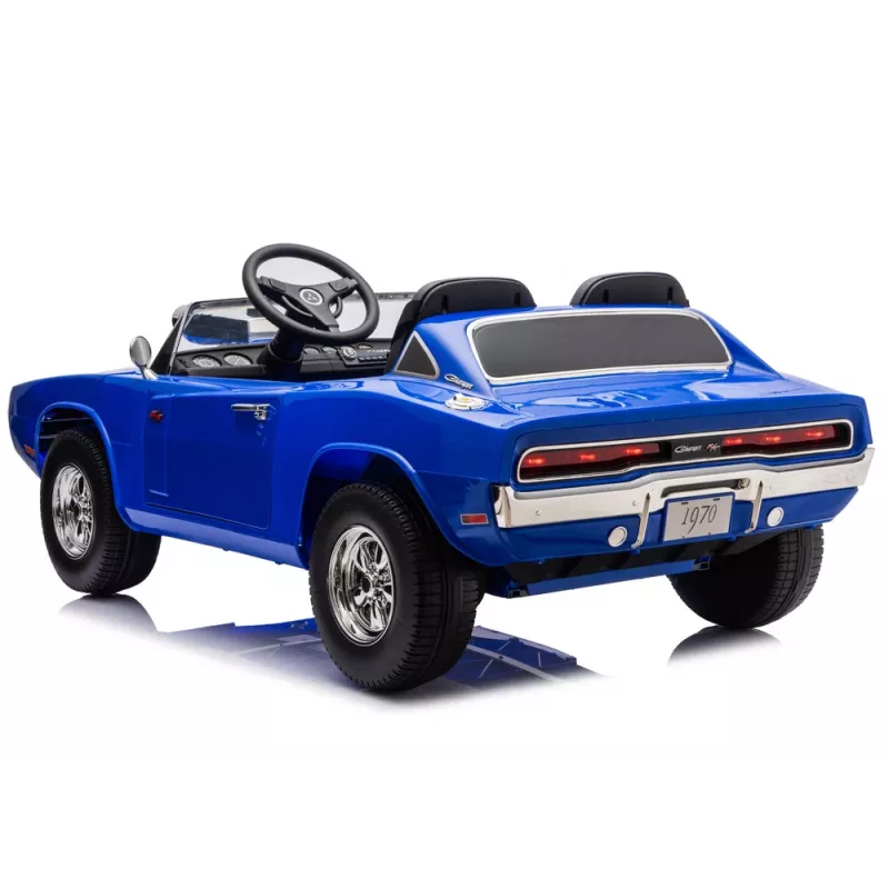 LEAN CARS Dodge Charger R/T DLS-K12 24V 7Ah Blue Coche con batería