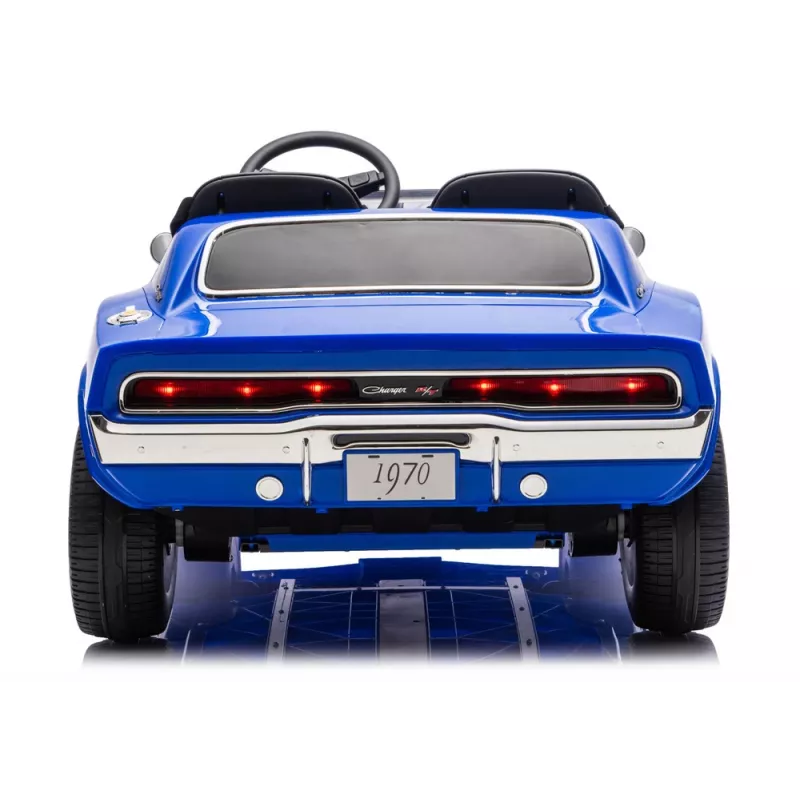 LEAN CARS Dodge Charger R/T DLS-K12 24V 7Ah Blue Coche con batería