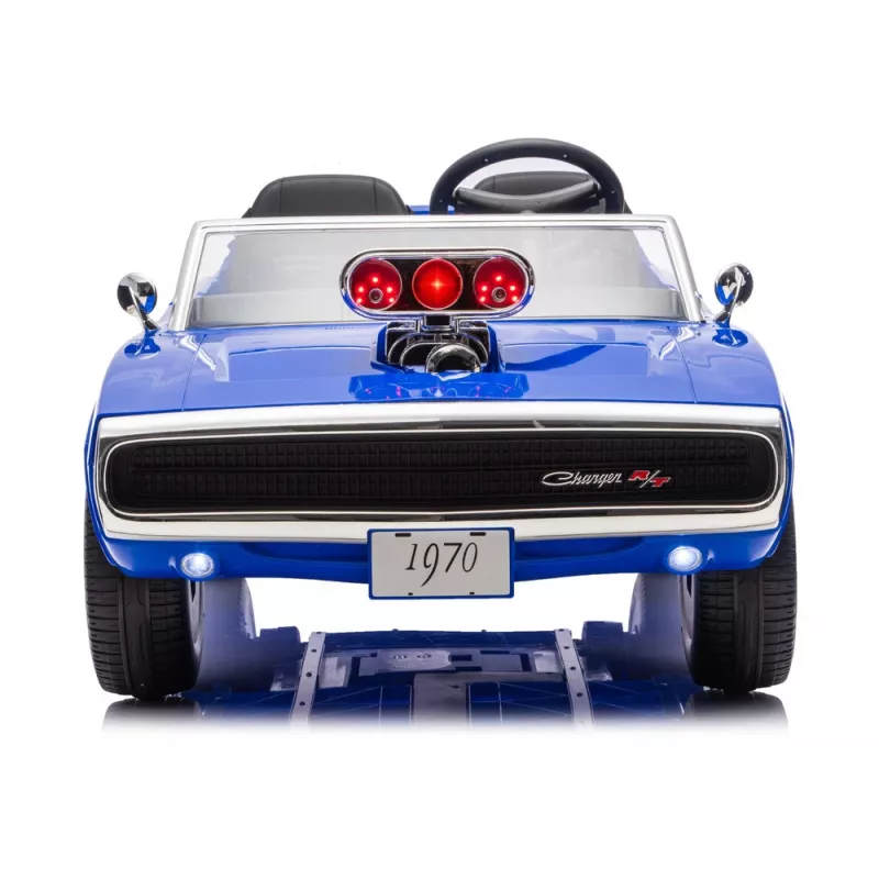 LEAN CARS Dodge Charger R/T DLS-K12 24V 7Ah Blue Coche con batería