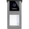 VIDOS IPX S101-1 Panel exterior con lector RFID, cámara 2MP, PoE, negro