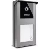 VIDOS IPX S101-1 Panel exterior con lector RFID, cámara 2MP, PoE, negro