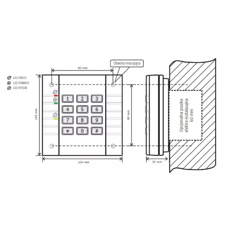 ROGER PR302 Controlador de acceso
