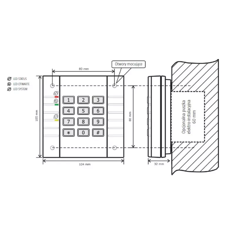 ROGER PR302 Controlador de acceso