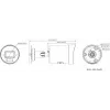 Hikvision DS-2CD2083G2-LI2U(2.8mm)(BLACK) Cámara IP bullet fija AcuSense 8MP con Smart Hybrid Light