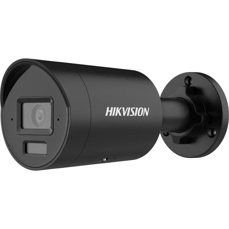 Hikvision DS-2CD2083G2-LI2U(2.8mm)(BLACK) Cámara IP bullet fija AcuSense 8MP con Smart Hybrid Light