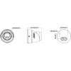 Hikvision DS-2CD2H123G2-LIZS2UY/SL(2.8-12mm)/O-STD Cámara IP turret AcuSense 2MP con luz estroboscópica y alerta de audio